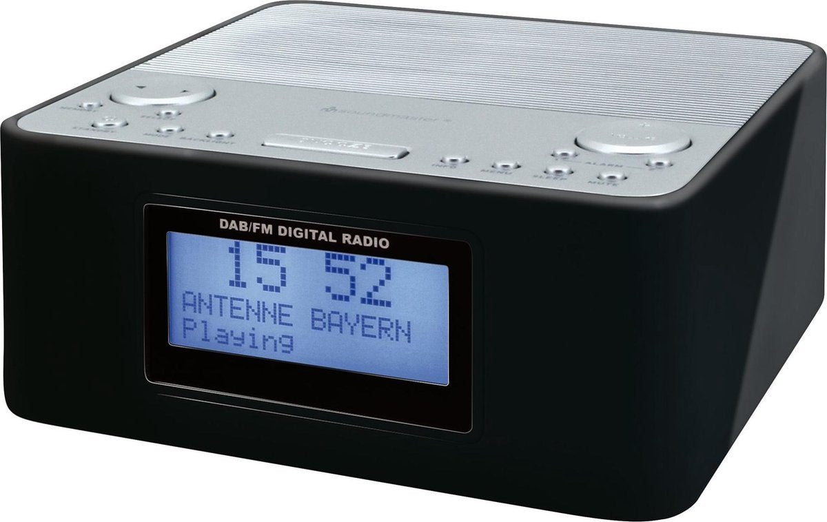 Soundmaster UR170SW - DAB+ Wekkerradio - Zwart