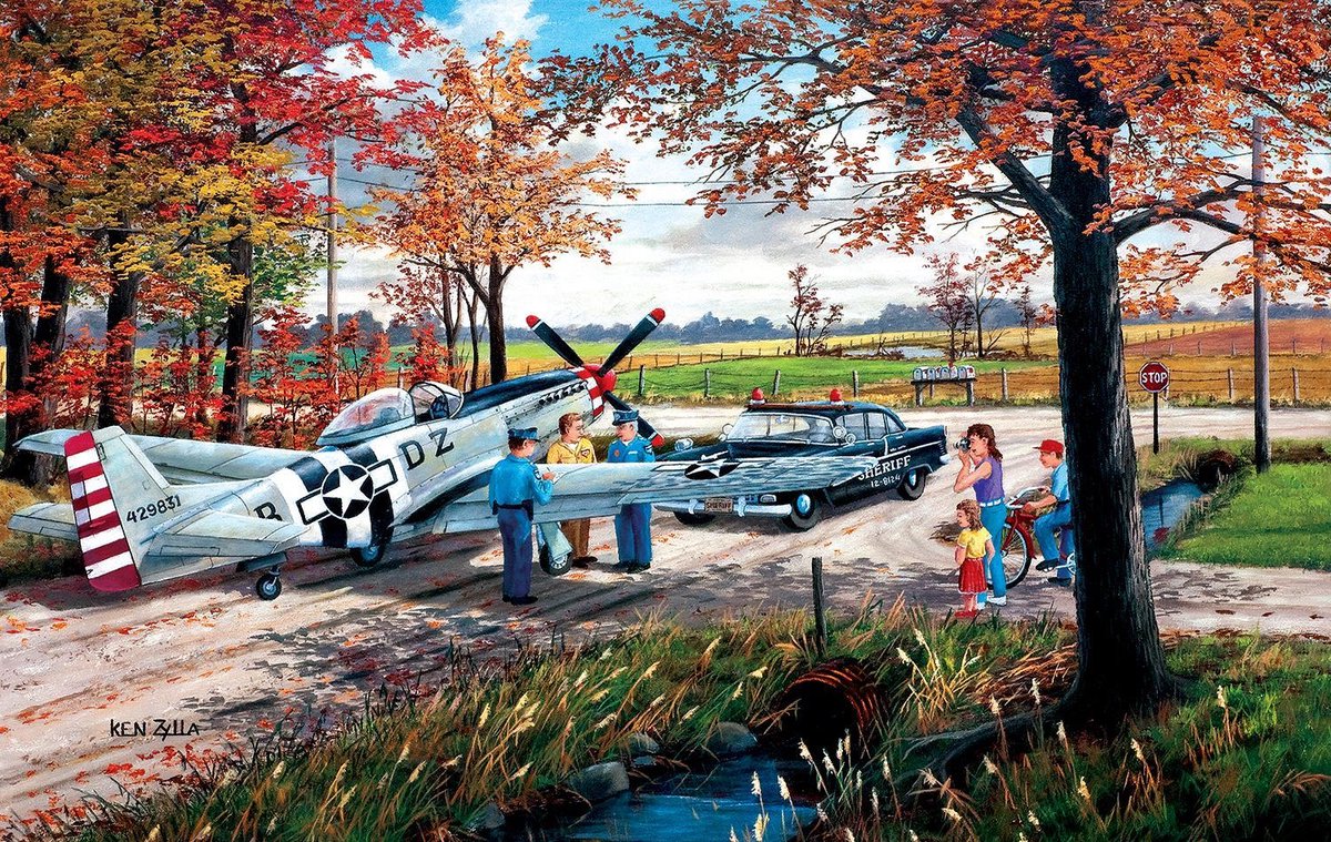 Sunsout Emergency Landing - 550 stukjes - Legpuzzel