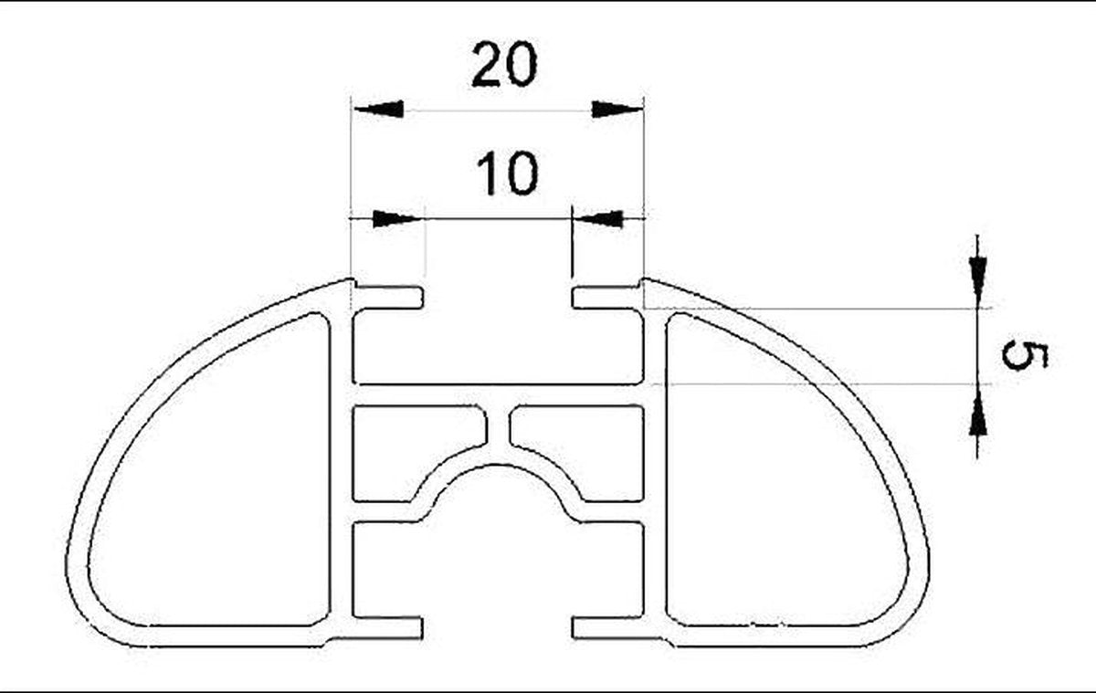 Faradbox Dakdragers Renault Grand Scenic 2009-2016 open dakrail