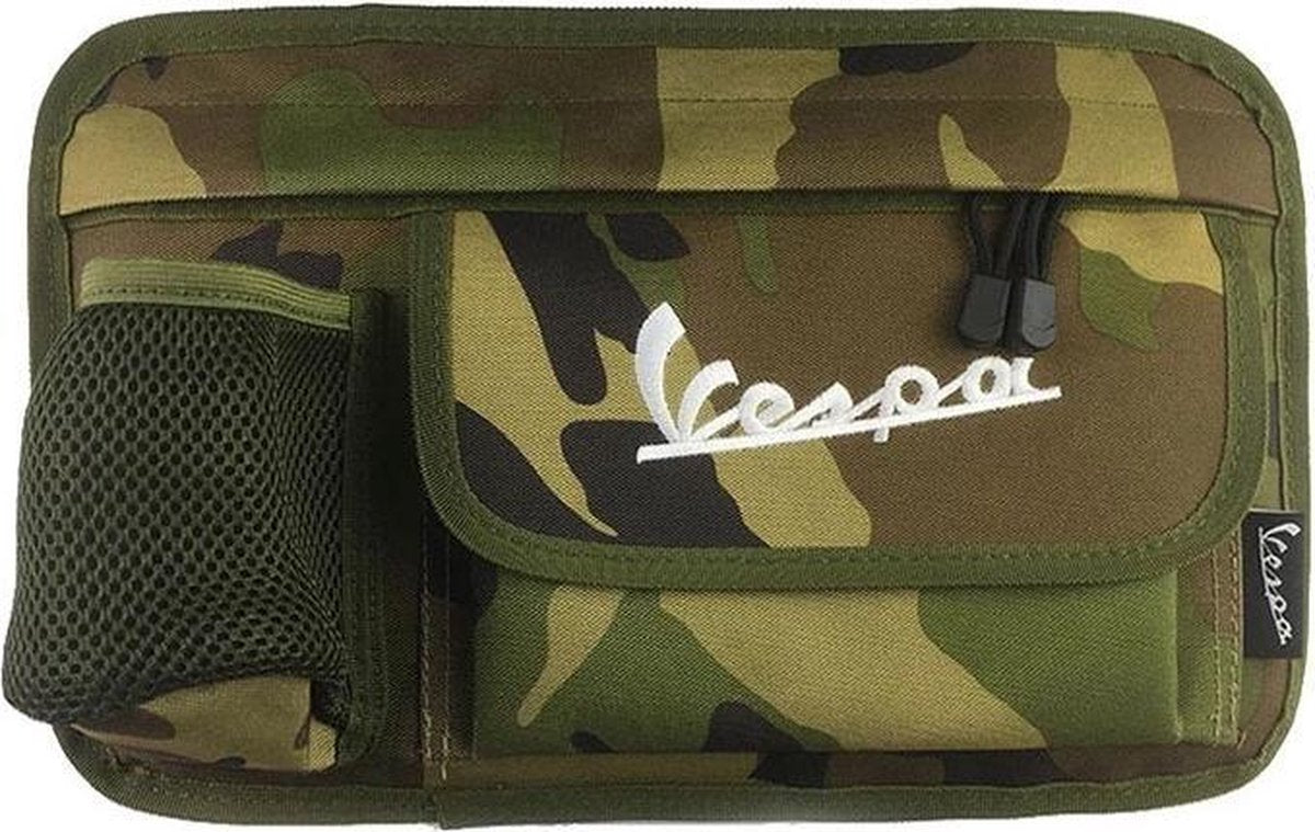 Scootertas Handschoenkastje / Beenschild tasje| Scooter opberg tas | Waterdicht | Camo Camouflage | bag | GTS LX LXV Sprint Primavera 50 125 250 300