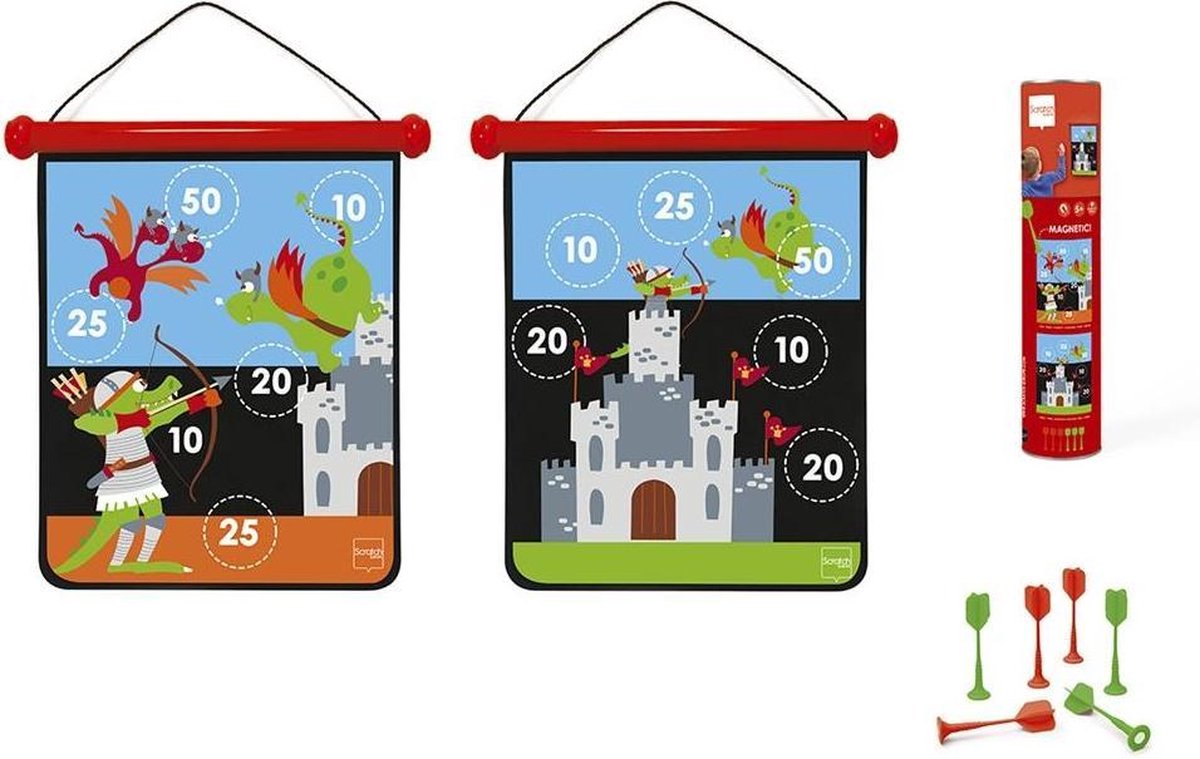 Scratch Magnetisch Dartspel 40 X 31 Cm Ridder