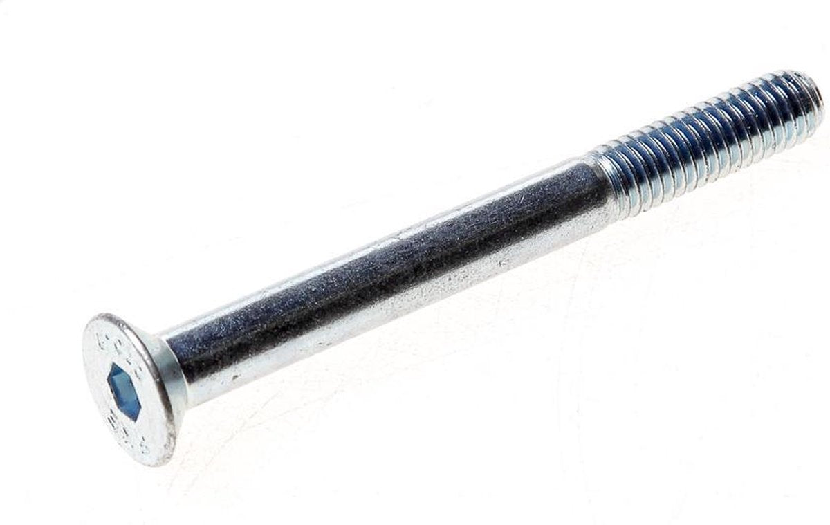 Kelfort Binnenzeskantbout platverzonken kop verzinkt 10.9 m10 x 70mm