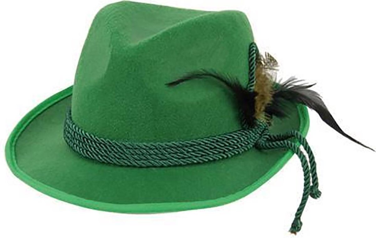 Groene Tiroler hoedje Hans.