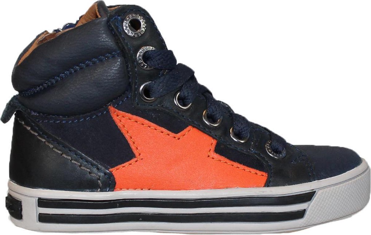 Braqeez Dylan Day Jongens Sneakers - Dark Blue/Navy - Maat 29