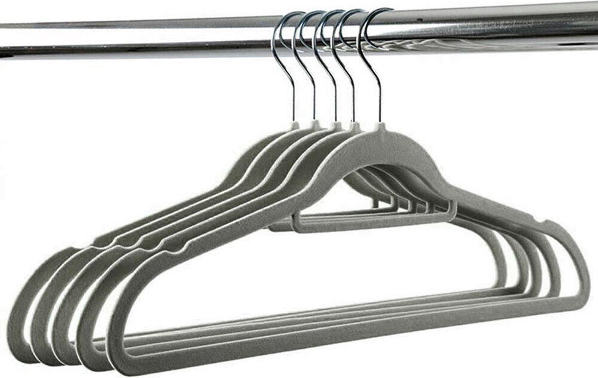 100 X KLEERHANGER KLEDINGHANGERS ANTISLIP DESIGN