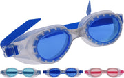Free And Easy Zwembrillen Junior Blauw/roze One-size 3-delig
