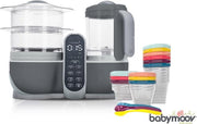 Nutribaby Plus Industrieel Grijs + Babybakjes Babybols Multi Set XXL