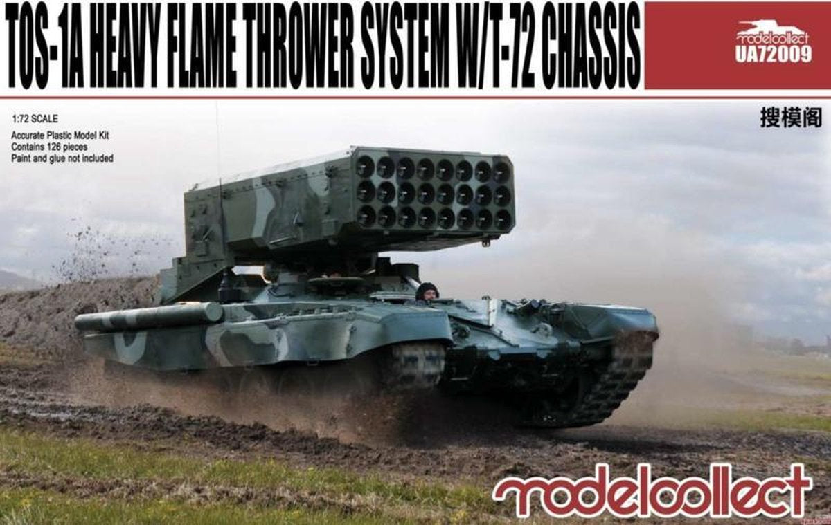 TOS-1A With T-72 Chassis Heavy Rocket Launcher System