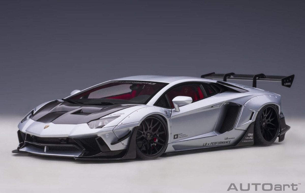 Lamborghini Aventador Liberty Walk 2017 Matt Silve