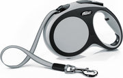 Flexi New Comfort Tape - Hondenriem - L - Grijs - 5 m