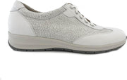 Witte Durea Veterschoenen Wijdte H  - Maat 38.5