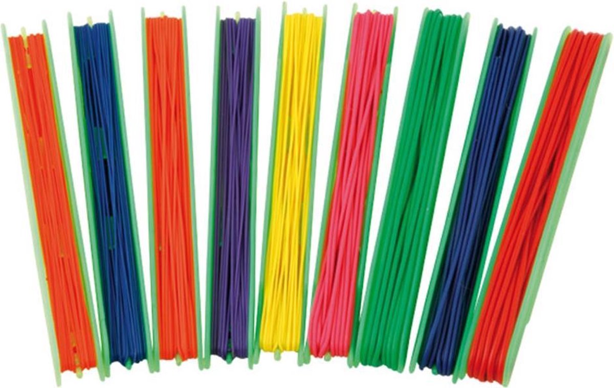 Maver Coloured Pure Latex- Maat 4 - 0.8mm - 5.00m - Oranje
