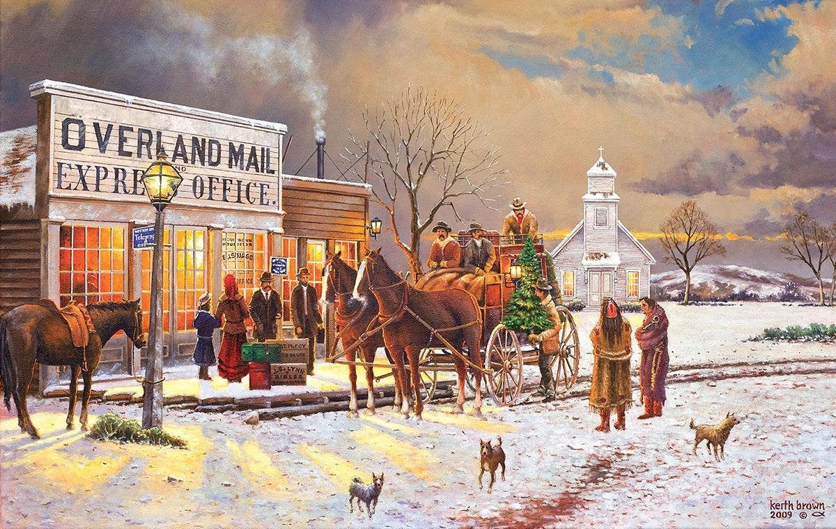 Express Delivery -art by Keith Brown 500