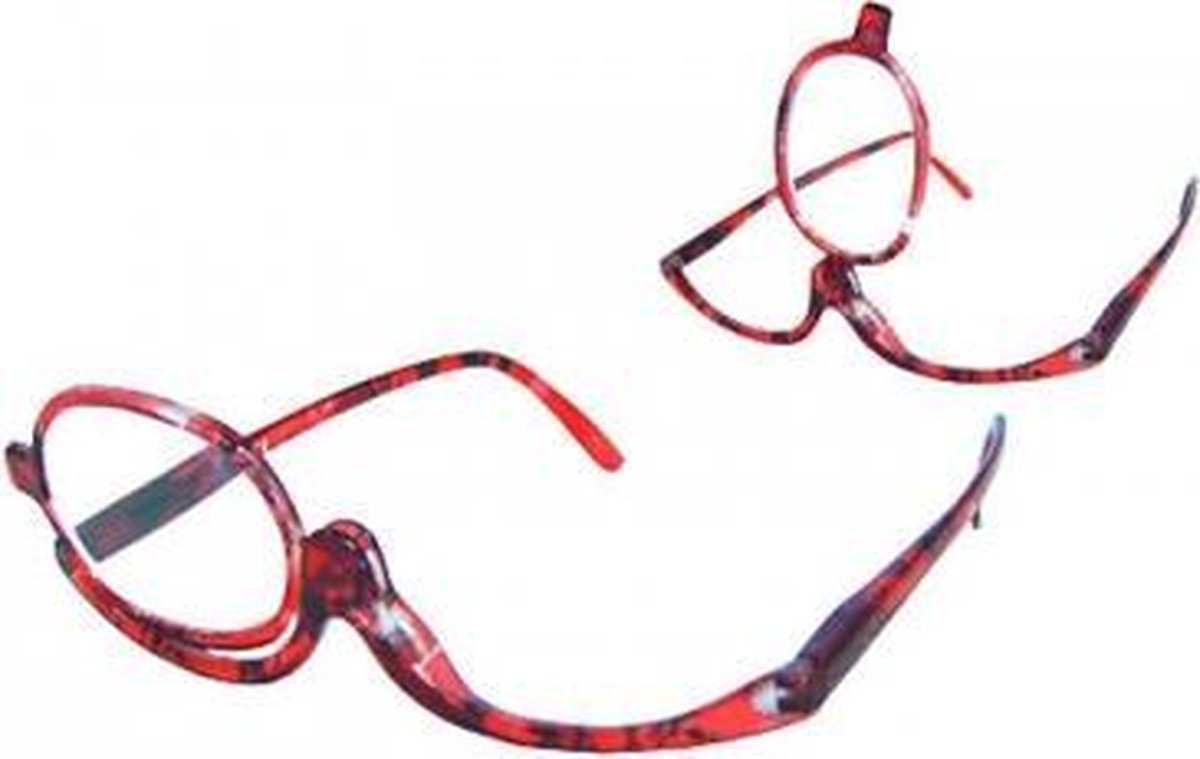 Make-up bril rood + 2.5
