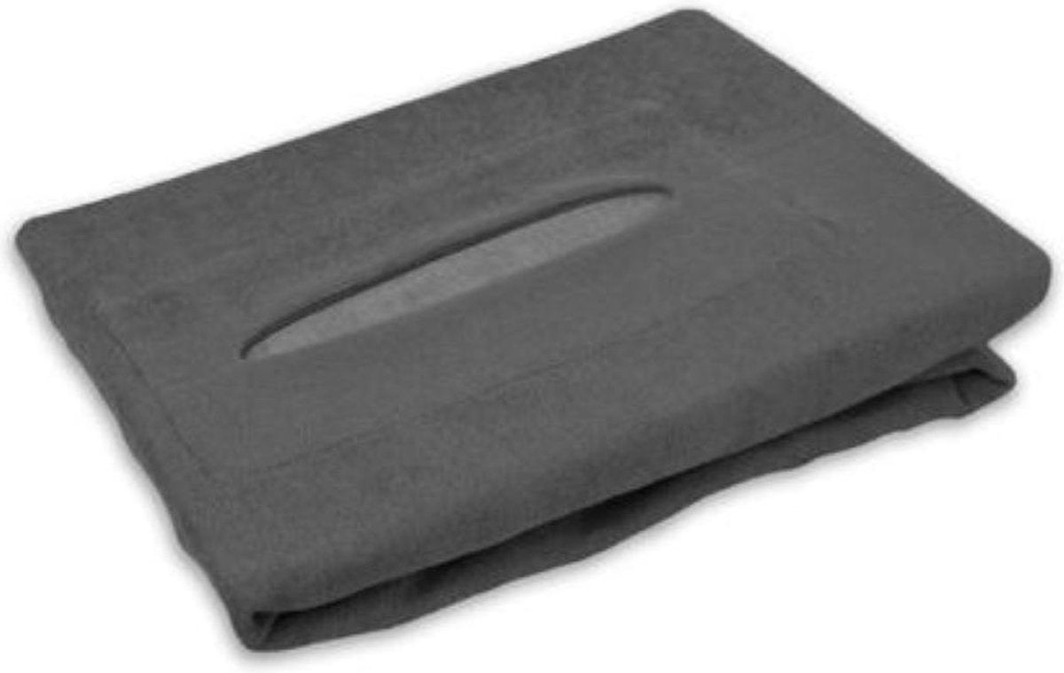 Hoeslaken Massagetafel Grijs- Extra Dik - Badstof Stretch - Met Uitsparing