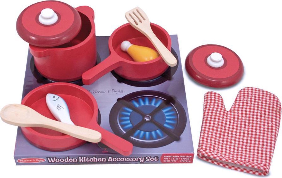 Melissa & Doug Houten Eten Keukenset