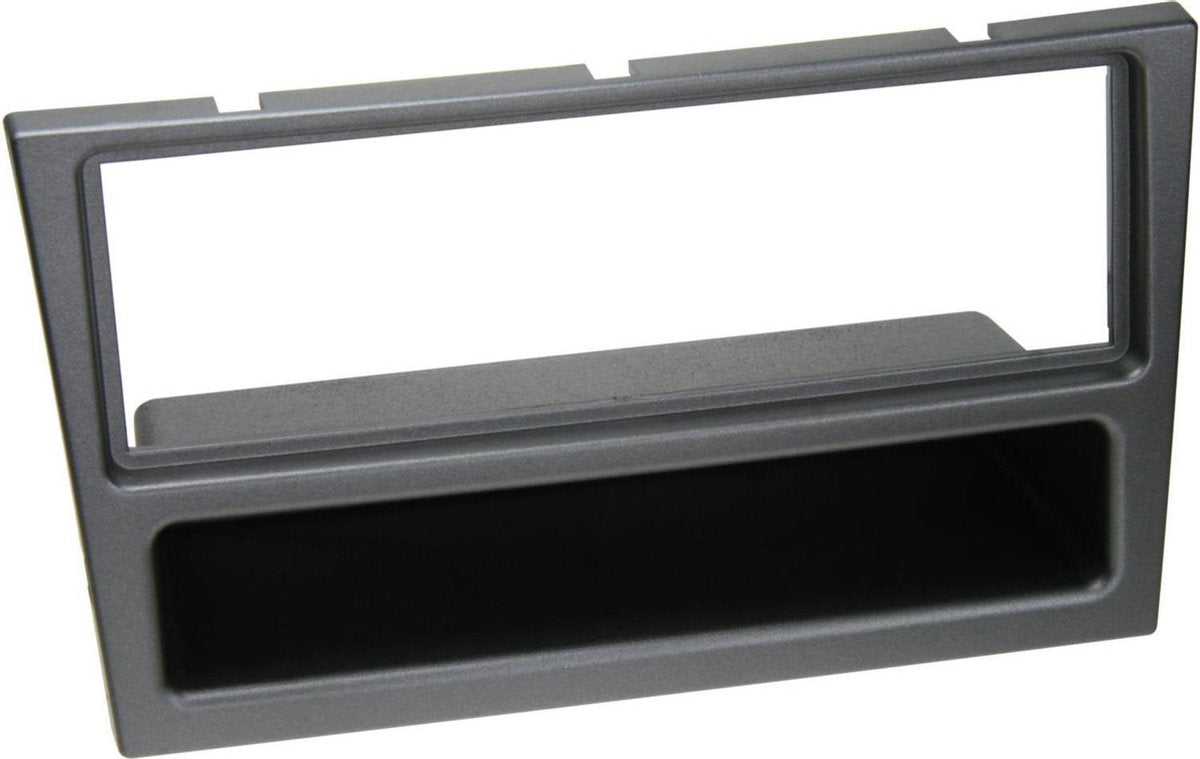 1-DIN Paneel met aflegbakje. Opel - Renault Kleur: Charcoal Metallic