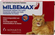 Milbemax tablet ontworming  kat - large 2x2 tabl - 1 stuks