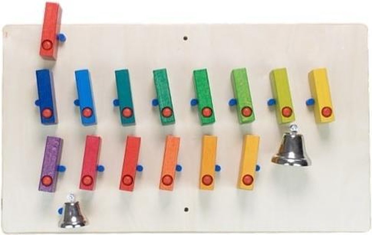 Wandpaneel Domino Dubbel met Belletjes