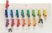 Wandpaneel Domino Dubbel met Belletjes