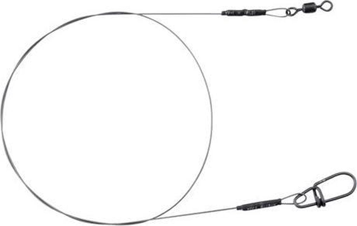 Spro Matt Black Leader Titanium - 30 cm - 10 kg