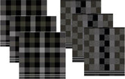 DDDDD Keukendoeken En Theedoeken Set Feller Grey (3+3 stuks)