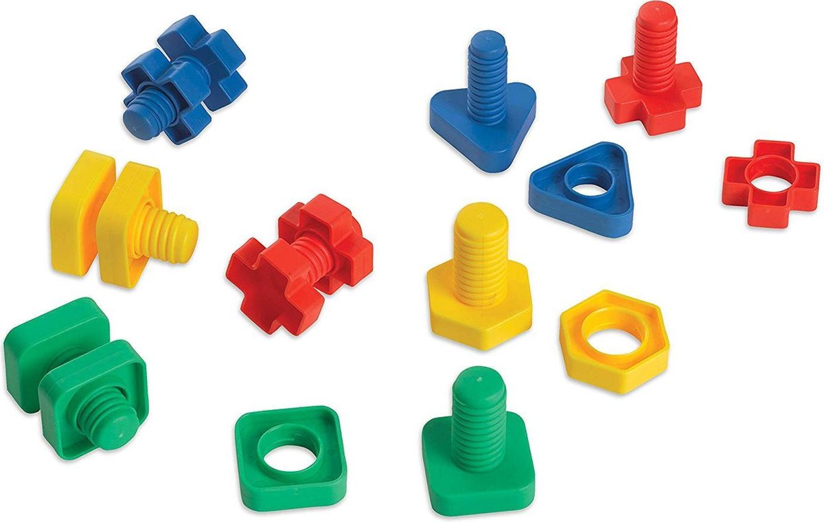 Edushape NUTS N BOLTS 144PCS