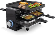 Princess 162915 Raclette Piano Black 4 – 4 personen