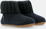 Haflinger Karlo Sokpantoffel - Donker Blauw - 32 - Vilt