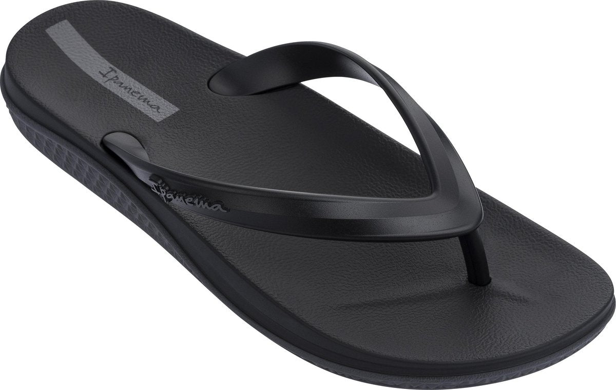 Ipanema Anatomic Lapa Heren Slippers - Black/Dark Grey - Maat 41