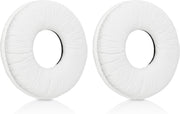 kwmobile 2x oorkussens voor Sony MDR-V150 / V250 / V300 koptelefoons - imitatieleer - voor over-ear-koptelefoon - wit