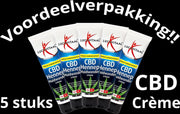 5x Lucovitaal - Hennep CBD Huidwonder Crème 5 stuks - Bodycrème