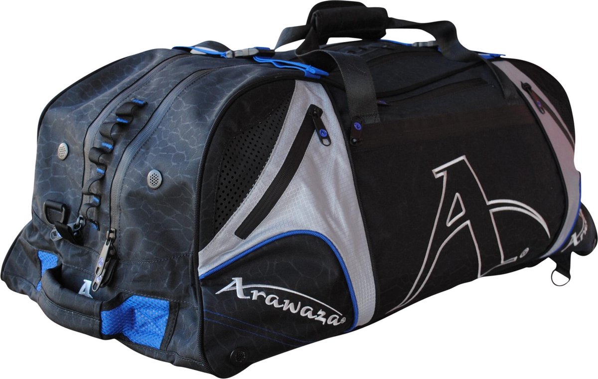 Multifunctionele sporttas & rugzak Arawaza | zwart-blauw - Product Kleur: Blauw / Product Maat: S