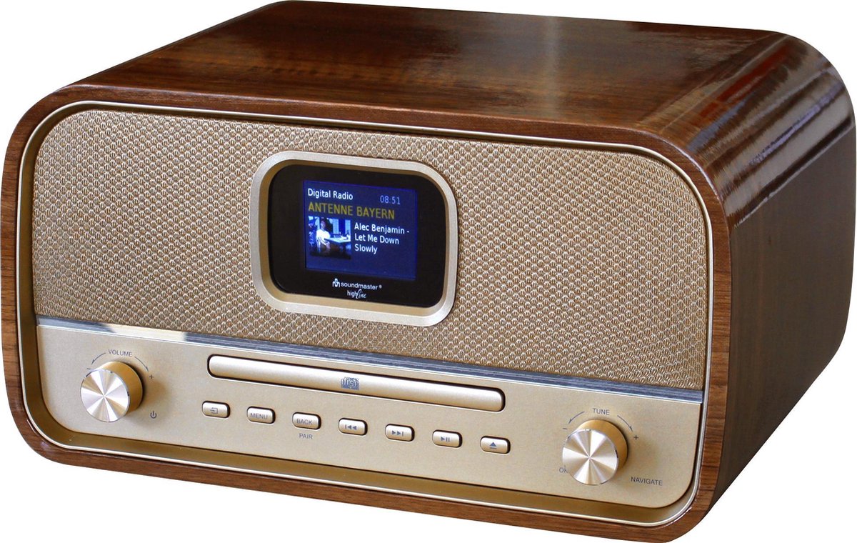 Soundmaster NMCDAB990GOLD Stereo DAB+ radio