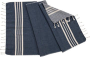 Gastendoek Krem Sultan Navy - 30x50cm - Toilet Handdoek - Kleine Handdoek - Wc Handdoek - Gastenhanddoek