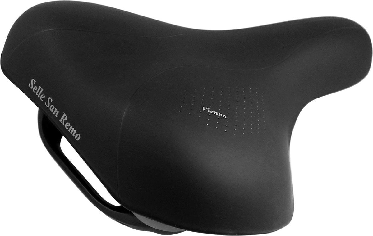 Zadel selle san remo vienna vacuum handgreep zwart (kaart)