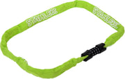 Stahlex Ø4mm / 100cm kettingslot schlechts 360g ketting met cijferslot Het eerste echte fietsslot voor uw kind groen