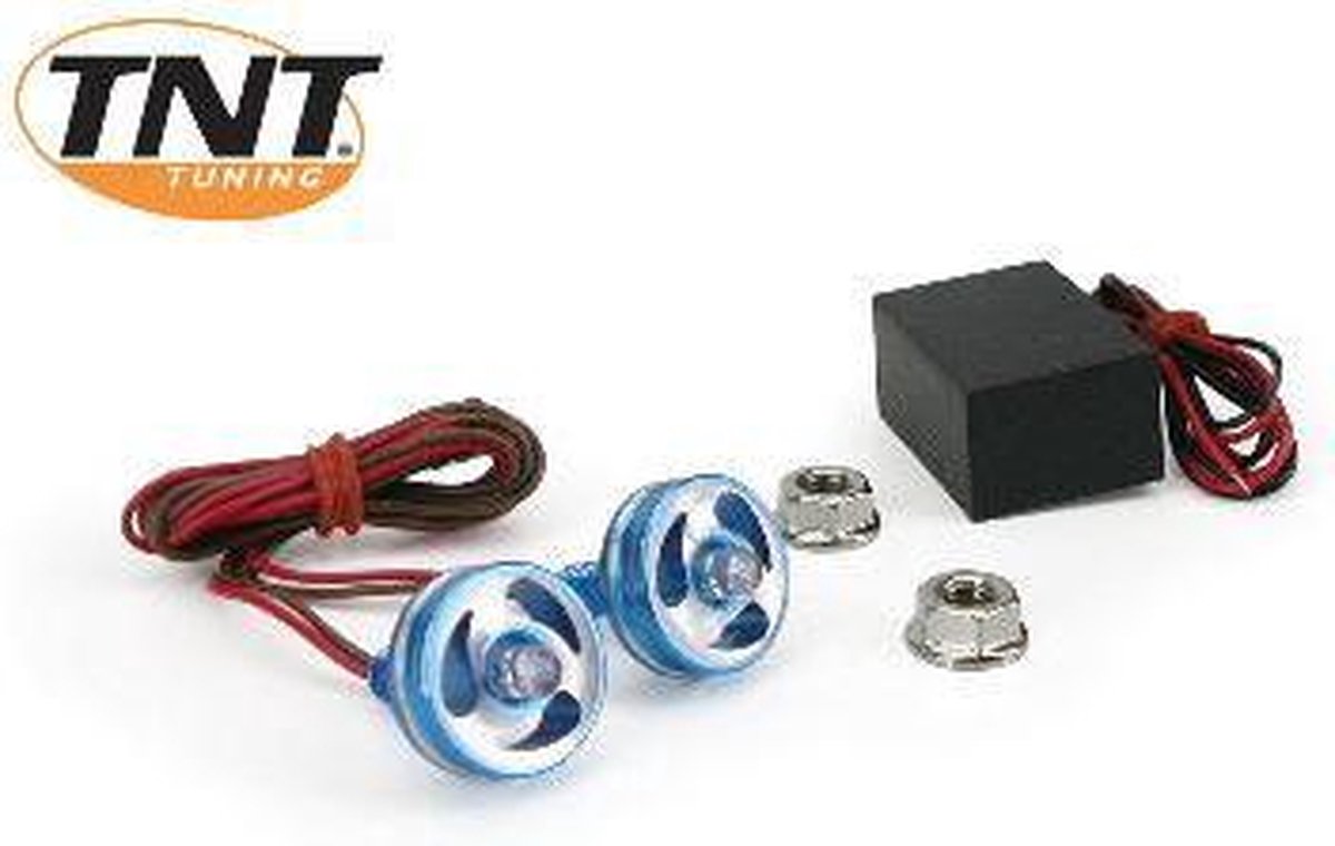 Led Lamp Tnt Blauw Velgenset Schroef M6*20 Gee/Gro