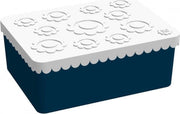 Brooddoos / Lunchbox  Flower Wit/Navy | Blafre