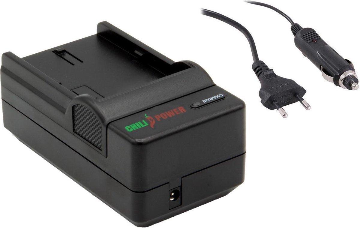 ChiliPower Sony NP-FZ100 oplader - stopcontact en autolader
