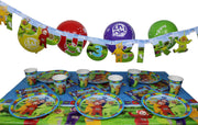 Teletubbies Feestartikelen | Teletubbies | Pakket voor 12 kinderen | Kinderfeestje Teletubbies  | Kant en klaar | Feestartikelen en versiering