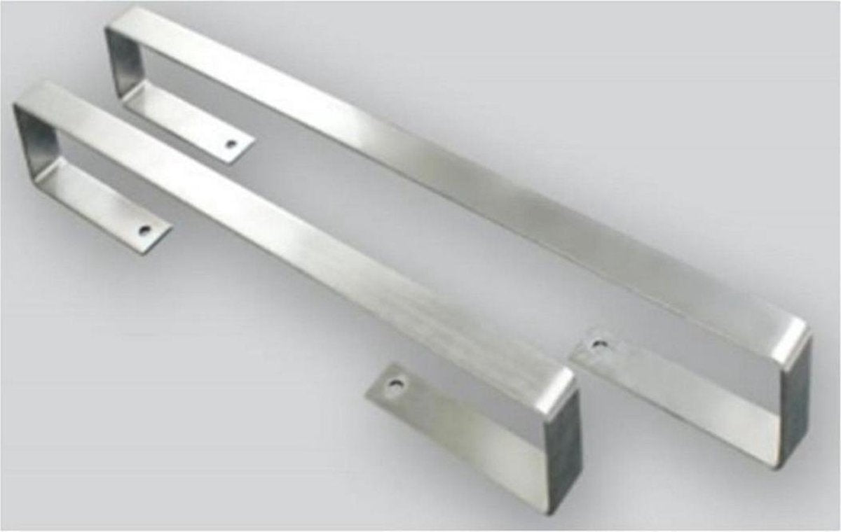 RVS handdoekbeugel voor exclusive glaspaneel