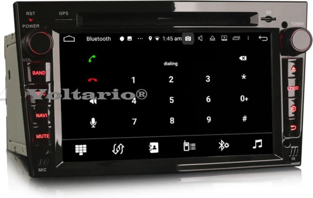 VOLTARIO® 7 "Android 9.0 Autoradio met navigatie