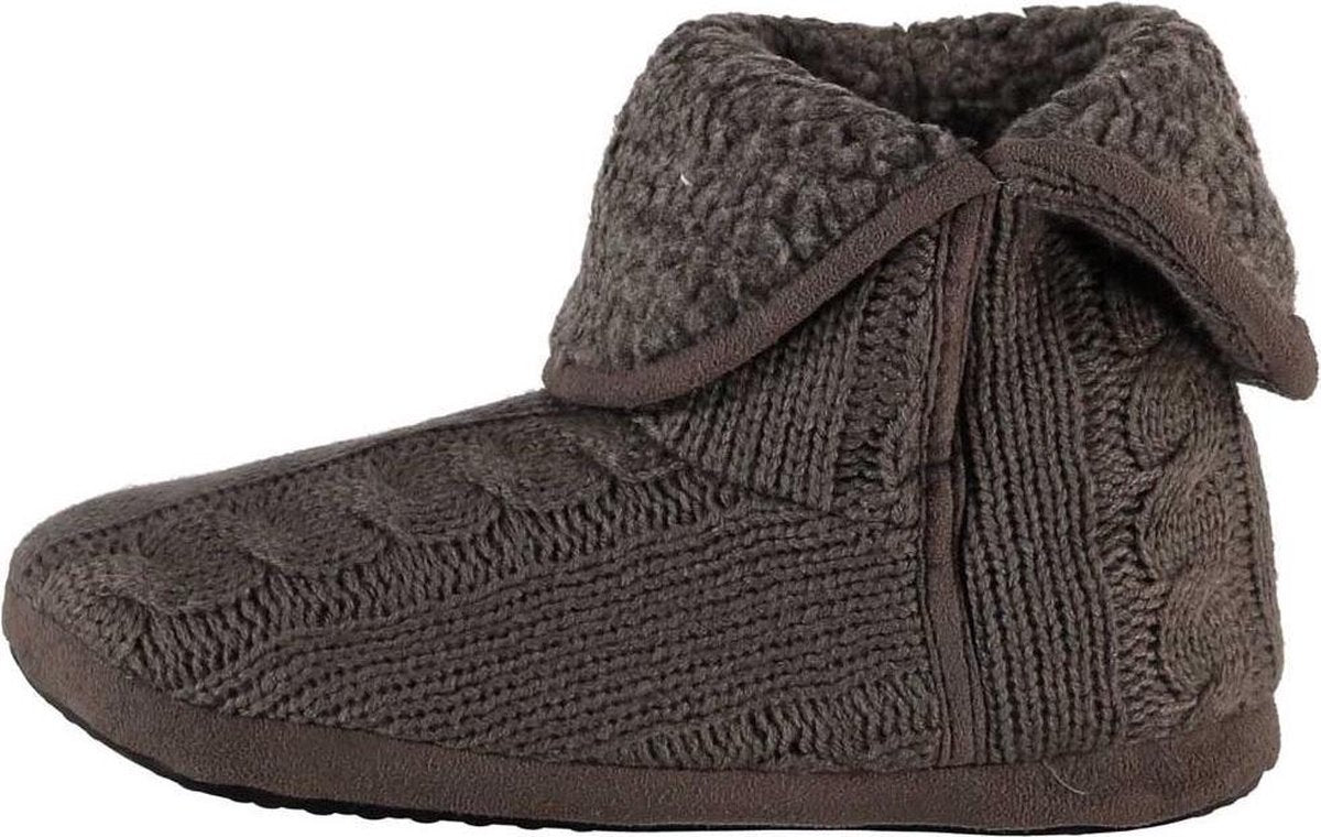 Apollo Gebreide Sloffen Heren Textiel/elastomeer Grijs Mt 37-38