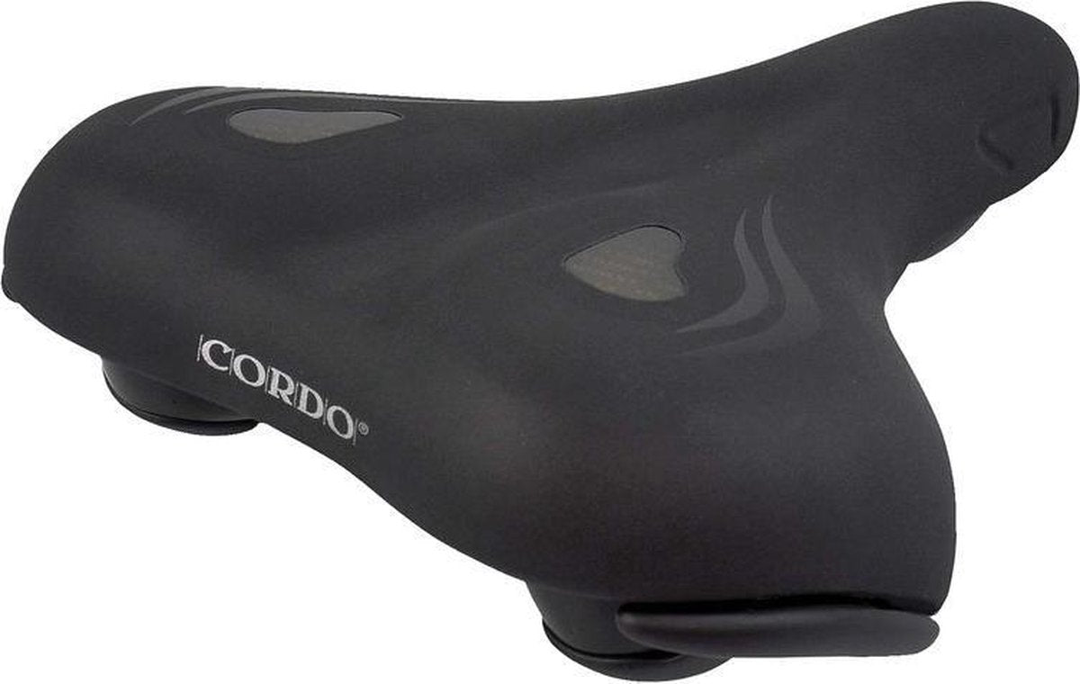Cordo City Rider - Fietszadel - Gel - Zwart