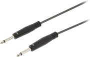Mono Audio Cable 6.35 mm Male - 6.35 mm Male 3.0 m Dark Grey