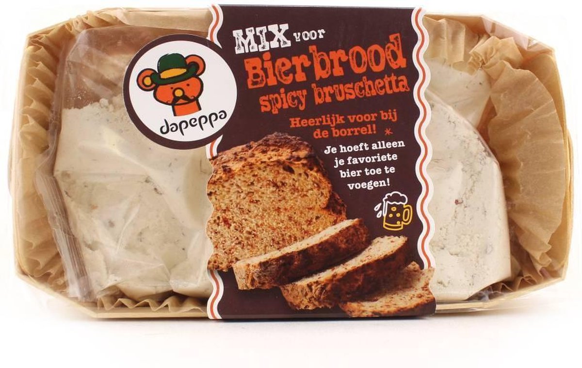 Bierbrood Spicey bruschetta - Dapeppa - 400 gr