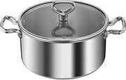 Tefal Reserve Collection Hoogwaardig Aluminium Kookpan Met Deksel - 24 cm