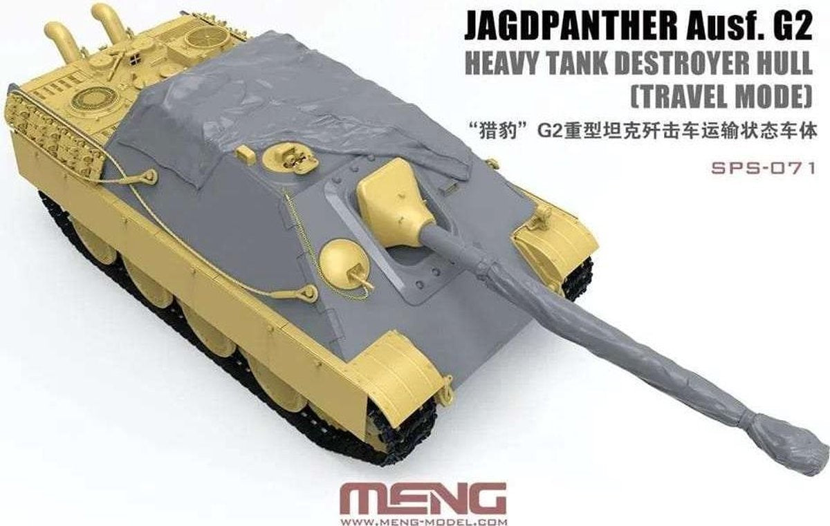 Meng - 1/35 Jagdpanzer Ausf. G2 Abdeckplane Aus Resin (8/20) * - MESPS-071