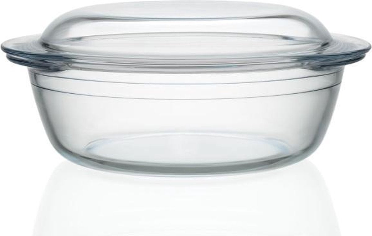 Thomas So Clear- ronde glazen ovenschaal met deksel - 26x23cm/2.3L